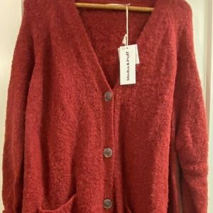 BNWT Misha and Puff Long Boucle Cardigan